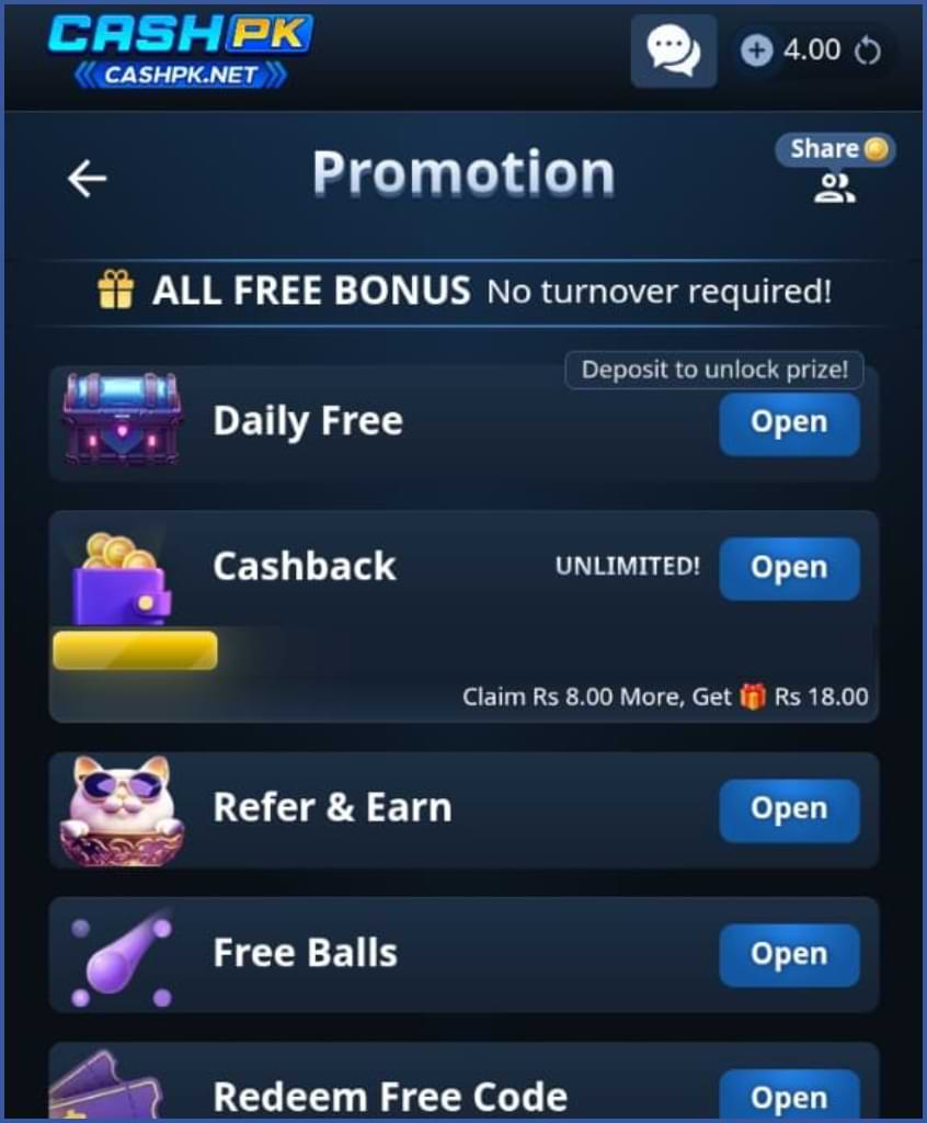 CashPK Game